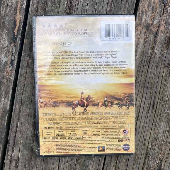 ‘DANCES WITH WOLVES’ 1990 MGM MOVIE DVD STARRING KEVIN COSTNER - Picture 3 of 5